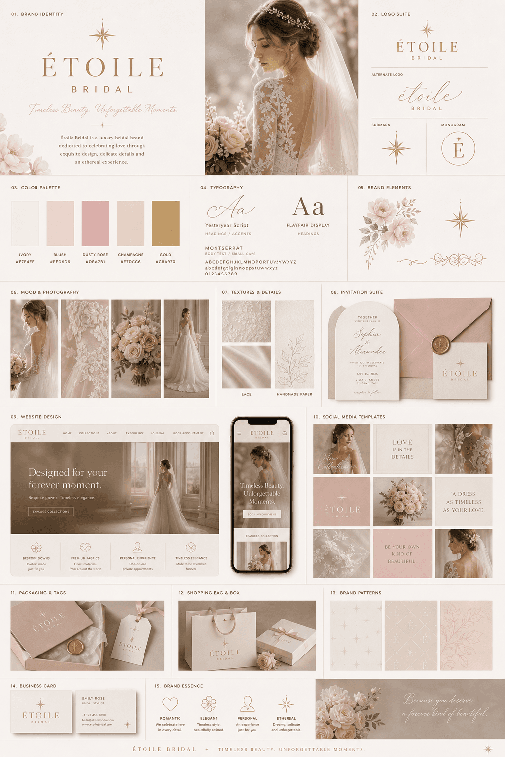 Bridal Atelier Identity — Private Commission by Gloss Société