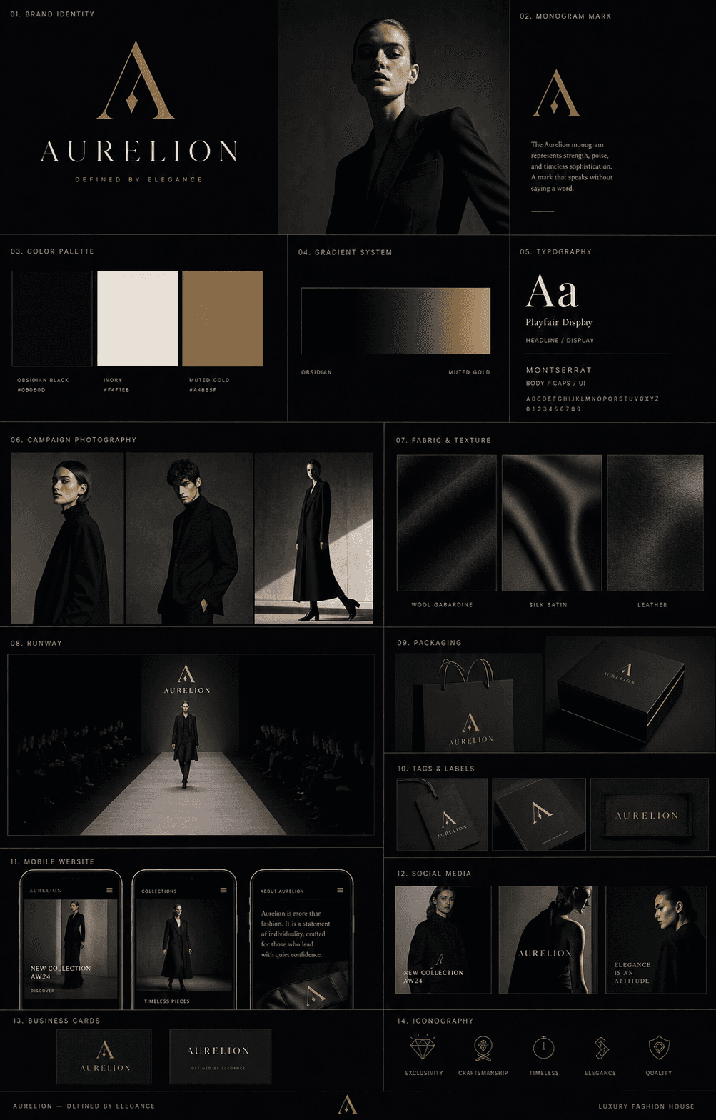 Fashion House Identity — Private Commission by Gloss Société